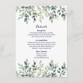 ミニマシンプルスかわいらし離れのブ結婚ランチ エンクロージャーカード