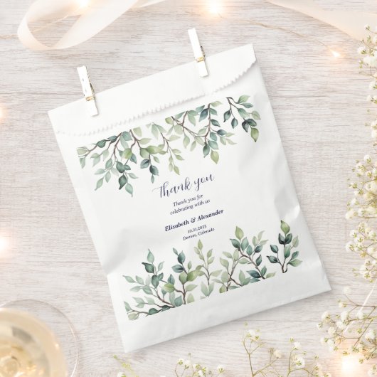 ミニマシンプルスかわいらし離れのブ結婚ランチ フェイバーバッグ (クリップ留めされた状態)