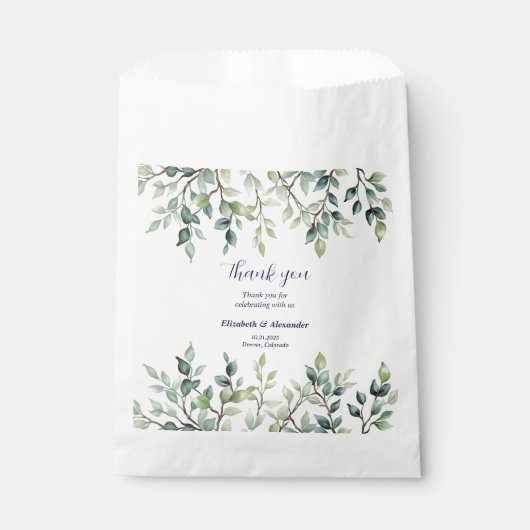 ミニマシンプルスかわいらし離れのブ結婚ランチ フェイバーバッグ (正面)