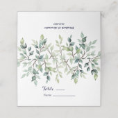 ミニマシンプルスかわいらし離れのブ結婚ランチ プレイスカード (外部開封)