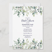 ミニマシンプルリかわいらし離れブライダルシャワー 招待状 (正面)