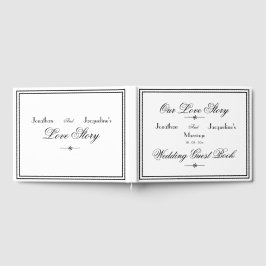 ミニマシンプルリエレガントクラシック結婚 ゲストブック