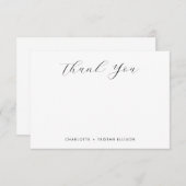 ミニマシンプルリストありがとう ノートカード (正面/裏面)