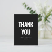 ミニマシンプルリストありがとう ポストカード (スタンド正面)