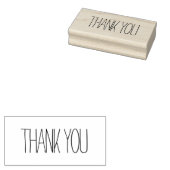ミニマシンプルリストありがとう ラバースタンプ (押印)