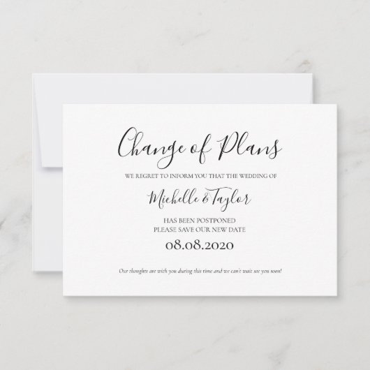 ミニマシンプルリストがプランカードを変更 ノートカード (正面)