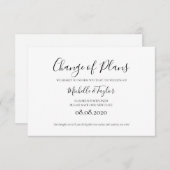 ミニマシンプルリストがプランカードを変更 ノートカード (正面/裏面)