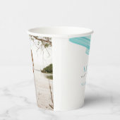 ミニマシンプルリストのアクア結婚インクライン 紙コップ (右)