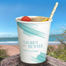 ミニマシンプルリストのアクア結婚インクライン 紙コップ