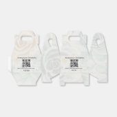 ミニマシンプルリストのハネムーン寄付金結婚のq r フェイバーボックス (折り畳みなし)