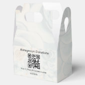 ミニマシンプルリストのハネムーン寄付金結婚のq r フェイバーボックス (オープン)