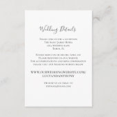 ミニマシンプルリストのバ結婚ルグンディ詳細 エンクロージャーカード (正面)