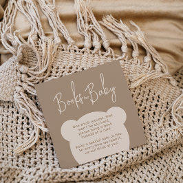 ミニマシンプルリストのベビーシャワー予約リクエスト エンクロージャーカード