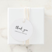 ミニマシンプルリストのホワイトサンキュー結婚ズ フェイバータグ (インサイチュ)