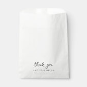 ミニマシンプルリストのホワイトサンキュー結婚ズ フェイバーバッグ (正面)