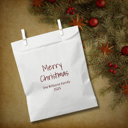 ミニマシンプルリストのボホモダンクリスマス フェイバーバッグ