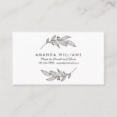 ミニマシンプルリストのミイムカード 名刺 (正面)