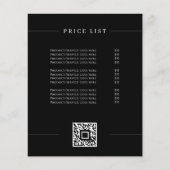 ミニマシンプルリストの価エレガント格一覧 チラシ (正面)