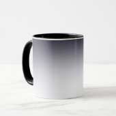 ミニマシンプルリストの白黒グラデーション マグカップ (正面左)