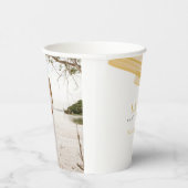 ミニマシンプルリストの砂のインクラ結婚イン 紙コップ (右)