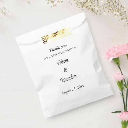 ミニマシンプルリストの結婚お気に入りバッグ フェイバーバッグ (封をした状態)