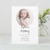 ミニマシンプルリストの誕生日 招待状 (スタンド正面)