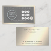 ミニマシンプルリストの豪華な光カスタム輝のロゴ ロイヤリティカード (正面/裏面)