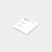 ミニマシンプルリストの食事の準備 ポストイット (アングル)