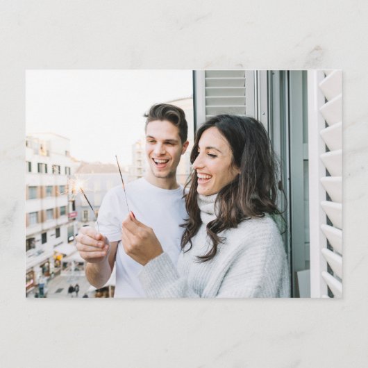 ミニマシンプルリストのSage Green写真の結婚詳細 エンクロージャーカード (裏面)