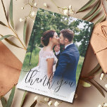 ミニマシンプルリストのScript Photo結婚's サンキューカード<br><div class="desc">モダンシンプル結婚のサンキューカード</div>