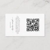 ミニマシンプルリストのWishing Well & RSVPエンクロージャCa エンクロージャーカード (裏面)