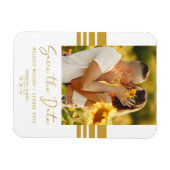 ミニマシンプルリストカスタムの写真新しい婚約した マグネット (横)