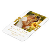 ミニマシンプルリストカスタムの写真新しい婚約した マグネット (左側)