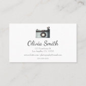 ミニマシンプルリストカメラカメラマン 名刺 (裏面)