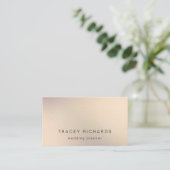 ミニマシンプルリストグリッター金ゴールド 名刺 (スタンド正面)