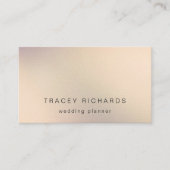 ミニマシンプルリストグリッター金ゴールド 名刺 (正面)