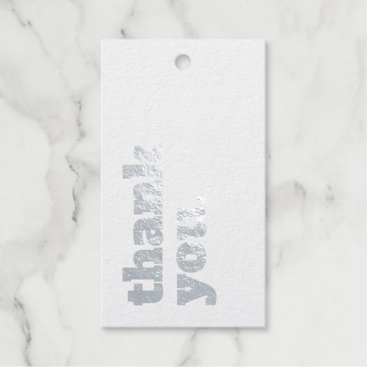 ミニマシンプルリストサンキュービジネスプライス ギフトタグ (正面)