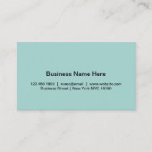 ミニマシンプルリストスタイルプロフェッショナル 名刺 (正面)