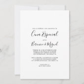 ミニマシンプルリストセナ特に 招待状 (正面)