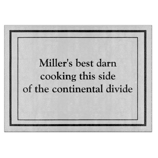 ミニマシンプルリストデザイン カッティングボード (正面)