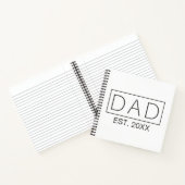 ミニマシンプルリストパパタイポグラフィ | ノートブック (内部)