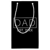 ミニマシンプルリストパパタイポグラフィ |抱き枕 スモールペーパーバッグ (裏面)