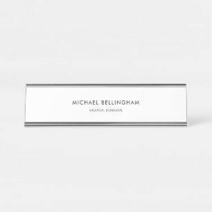 ミニマシンプルリストフォーマル デスクネームプレート