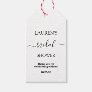 ミニマシンプルリストブライダルシャワーギフトラベル ギフトタグ