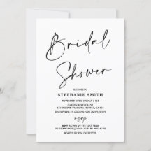 ミニマシンプルリストブライダルシャワー