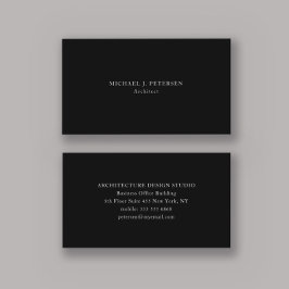 ミニマシンプルリストプロフェッショナルテンプレート 名刺