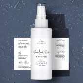 ミニマシンプルリストボトルスプレー防水製品 フードラベル