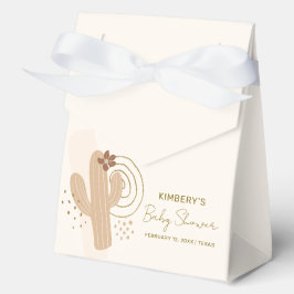 ミニマシンプルリストボホデザートカボスベビーシャワー フェイバーボックス