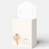 ミニマシンプルリストボホデザートカボスベビーシャワー フェイバーボックス (見開き)