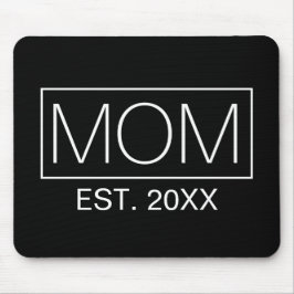 ミニマシンプルリストママタイポグラフィ |マウスパッド マウスパッド